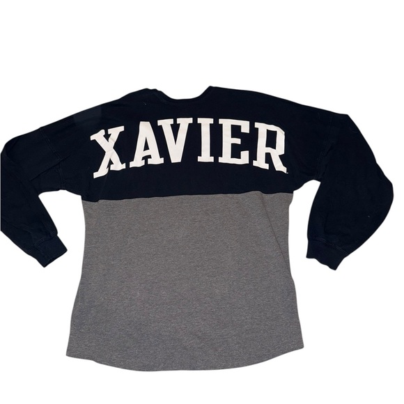 Xavier University Women’s Long Sleeve Color Block Shirt Size Medium - Picture 3 of 3